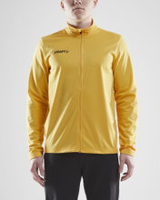 Craft Sport-Trainingsjacke Squad - ohne Seitentaschen, bequeme und funktionell - gelb Herren